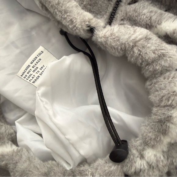 Vontage Fleece Sweater Jacket Glacier Gear Outdoor Wolf Nature AOP Large - Picture 5 of 7